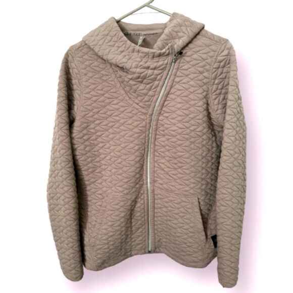 💰 $13 FINAL PRICE❣️NWT Women's CK Quilted Asymmetrical Hoodie M - Picture 1 of 2